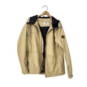 Burton Dryride Hooded‎ Jacket Tan Polyester Medium